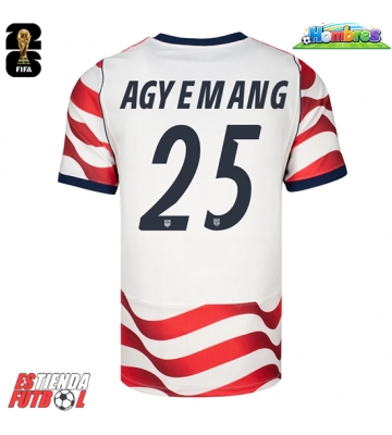 Estados Unidos Patrick Agyemang #25 Primera Equipación Mundial 2026 Manga Corta